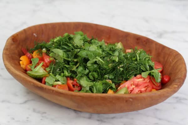 Summer Tomato and Herb Salad