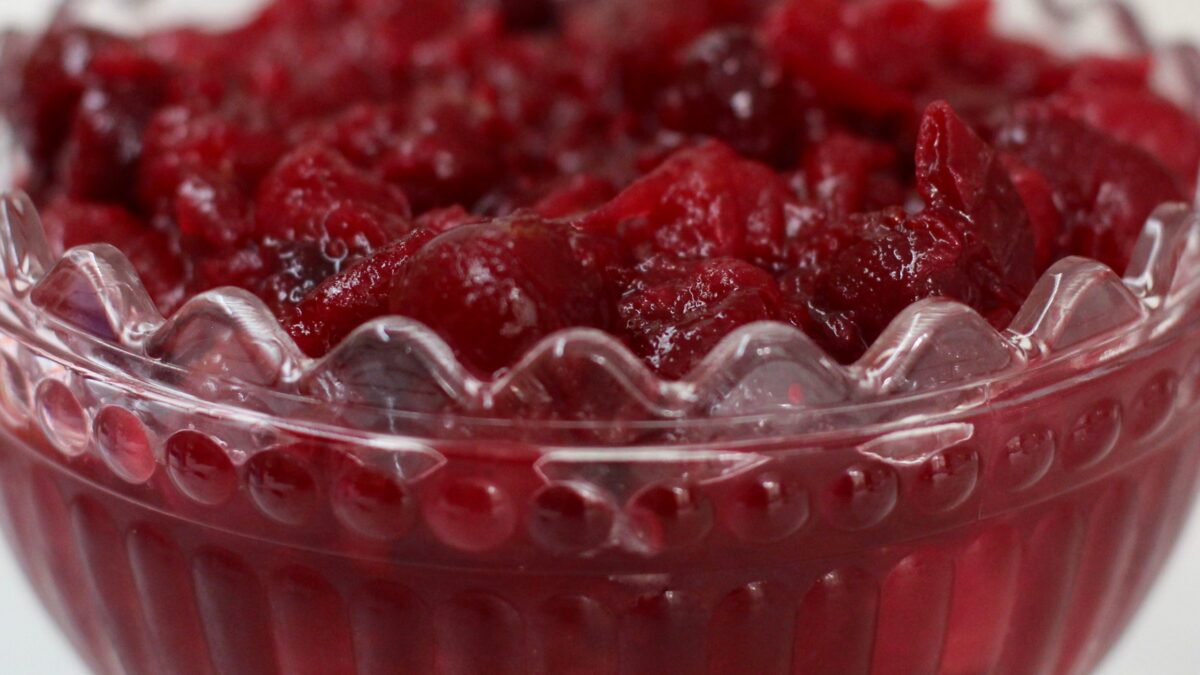 Homemade Cranberry Sauce - Dinner at the Zoo