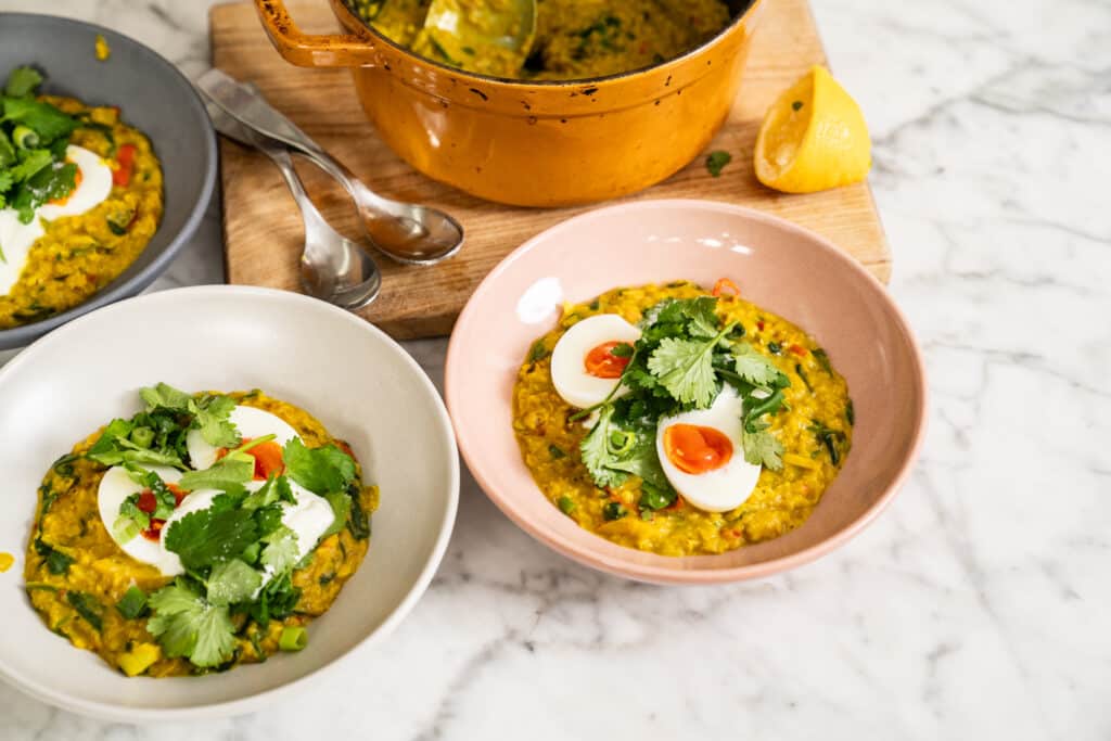 Lemony Gingery Lentils