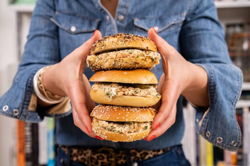 White Fish Salad (on a Bagel)